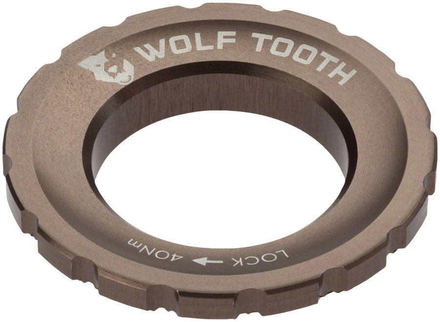 Wolf Tooth CenterLock Rotor Lockring - External Splined - Espresso