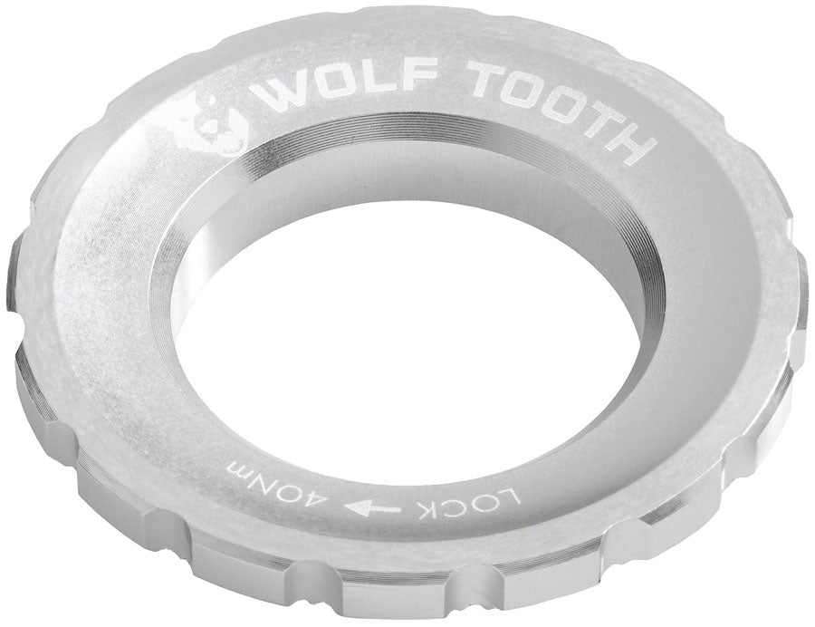 Wolf Tooth CenterLock Rotor Lockring - External Splined - Raw Silver