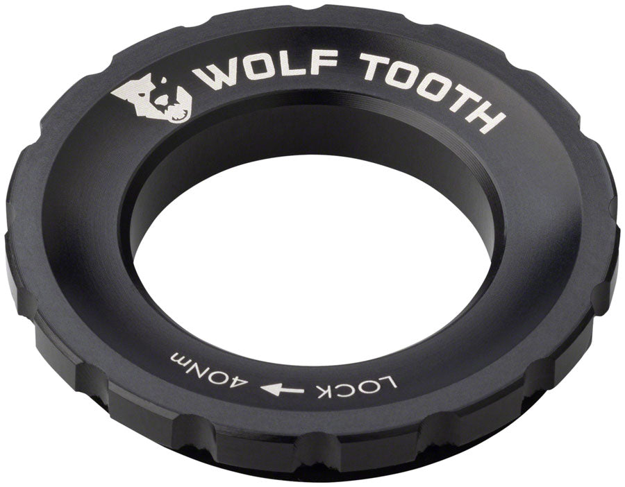Wolf Tooth CenterLock Rotor Lockring - External Splined - Black