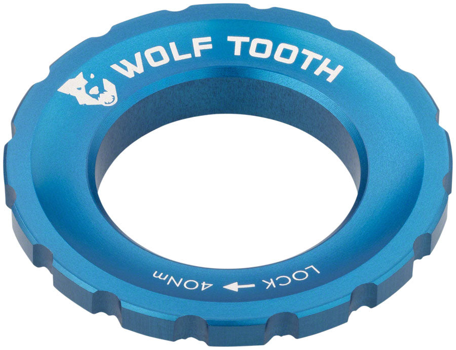 Wolf Tooth CenterLock Rotor Lockring - External Splined - Blue