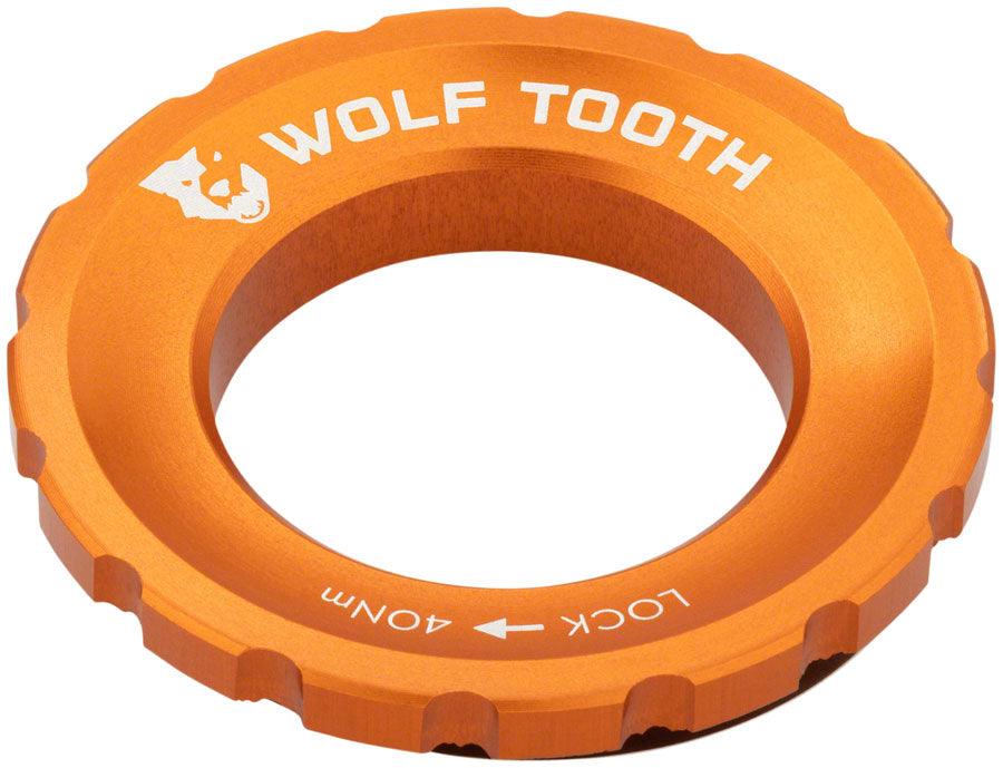 Wolf Tooth CenterLock Rotor Lockring - External Splined - Orange