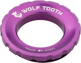 Wolf Tooth CenterLock Rotor Lockring - External Splined - Ultraviolet Purple