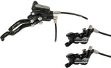 Hope Tech 3 V4 Duo Disc Brake Lever - Front Rear Hydraulic Post Mount BLK - Right