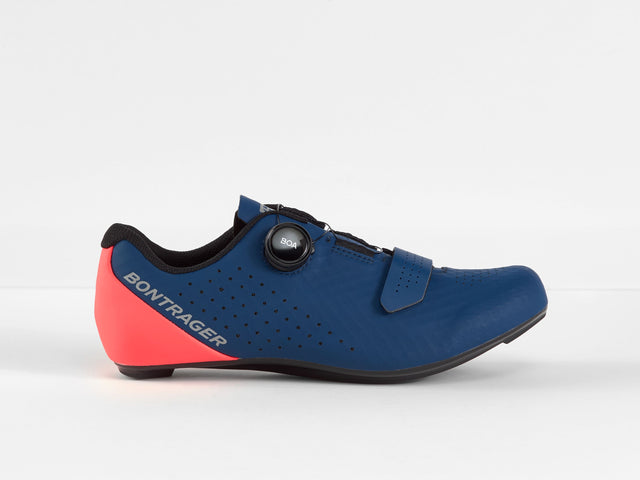 Shoe Bontrager Circuit Road 36 Nautical Navy/RadioactivCoral