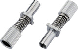 Jagwire Frame Mount Barrel Adjuster - M5 - Mickey, Pair, Chrome