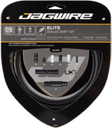 Jagwire Elite Sealed Shift Cable Kit - SRAM/Shimano Ultra-Slick Uncoated Cables - Black