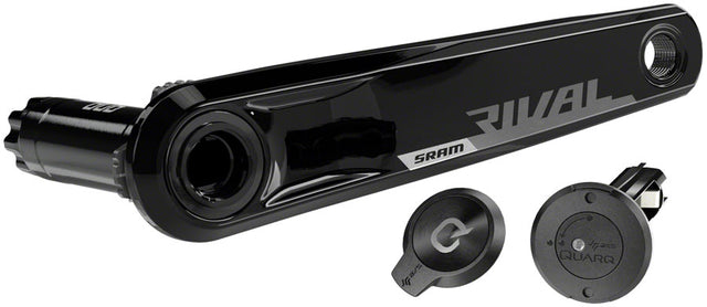 SRAM Rival AXS Wide Power Meter Left Crank Arm Spindle Upgrade Kit - DUB Spindle Interface Black - 160mm