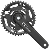 Shimano CUES FC-U4000-2 Crankset - 9/10/11-Speed, Riveted Square Taper JIS Spindle Interface, Black