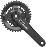 Shimano CUES FC-U4000-2 Crankset - 9/10/11-Speed, Riveted Square Taper JIS Spindle Interface, Black