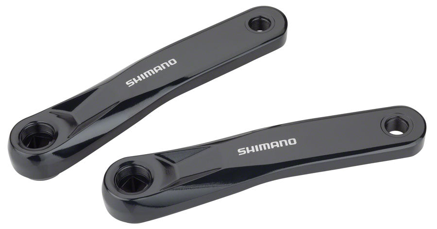Shimano STEPS FC-E5010 Ebike Crank Arm Set - Square Taper JIS Spindle Interface Black - 165mm