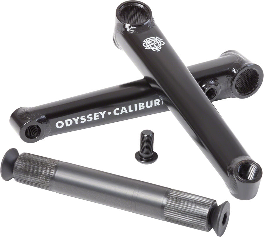 Odyssey Calibur V2 Crankset - Right Hand/Left Hand Drive Rust Proof Black - 160mm