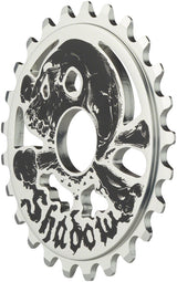 The Shadow Conspiracy Cranium Sprocket - 5mm Thick 7075-T6 Alloy - 25T, Raw Polish