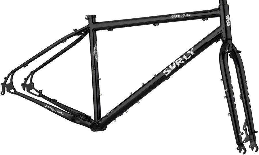 Surly Bridge Club Frameset - 27.5"/700c, Steel, Black