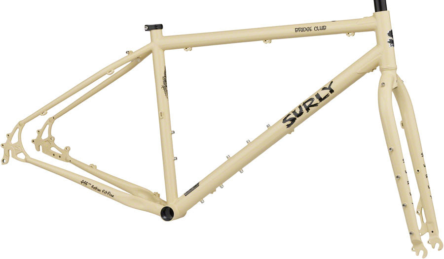 Surly Bridge Club Frameset - 27.5"/700c, Steel, Whipped Butter