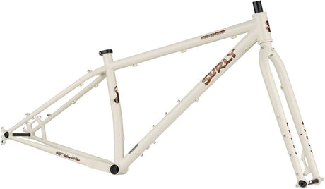 Surly Karate Monkey Frameset - 27.5", Steel, Snow Mold White