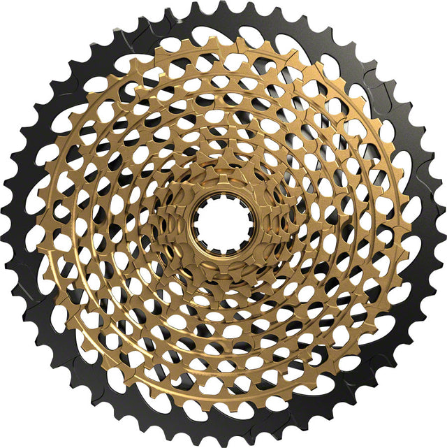 SRAM XX1 Eagle XG-1299 Cassette - 12 Speed 10-50t Gold/BLK For XD Driver Body