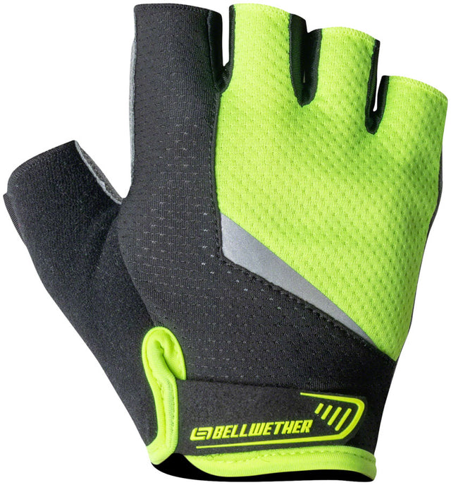 Bellwether Ergo Gel Gloves - Hi-Vis Short Finger Men's Small