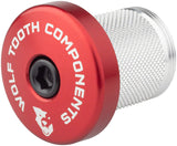 Wolf Tooth Compression Plug with Integrated Spacer Stem Cap - Red