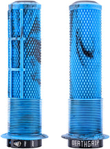 DMR DeathGrip 2 Flanged Grips - Lock-On - Blue Mable, Thin (29.8mm)