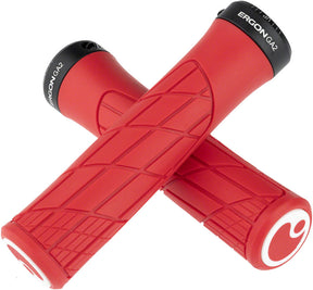 Ergon GA2 Grips - Lock-On - Risky Red
