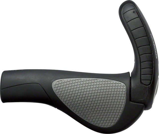 Ergon GP3 Grips - Black/Gray - Lock-On, Large