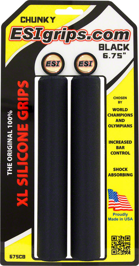 ESI XL Grips - Black - Chunky