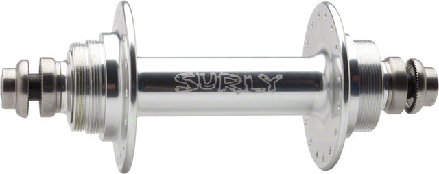 Surly Ultra New Rear Hub - Threaded x 120mm, Silver