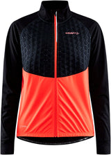 Craft ADV Bike Lumen Subz Jacket - Women's, Black/Shock, Small