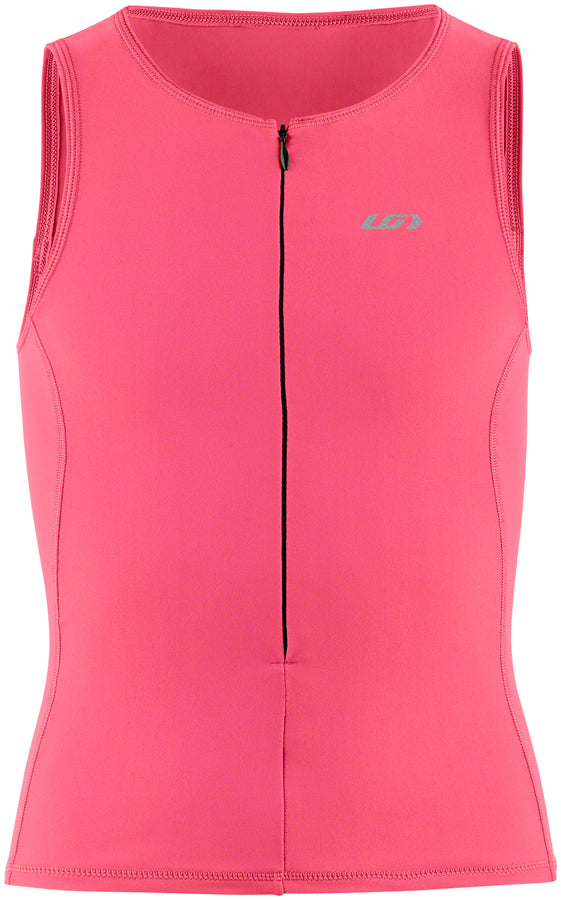 Garneau Comp 2 Junior Multi-Sport Top - Pink Pop Sleeveless Youth X-Small