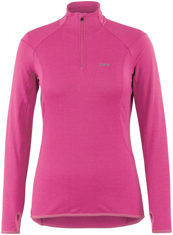 Garneau Edge 2 Long Sleeve Jersey - Women's - Peony, Large