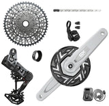 SRAM GX Eagle T-Type Ebike AXS Groupset - 10-52t Cassette - 34T, 104BCD