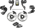 SRAM Force eTap AXS Road Groupset - 2x12-Speed HRD Shift/Brake Levers FM Calipers Rotors Chain F/R Derailleurs Hammerhead Karoo E1