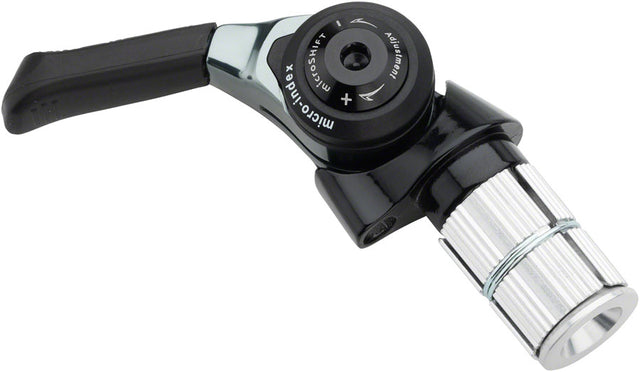 microSHIFT Left Bar End Shifters - Double/Triple Friction Shimano Compatible