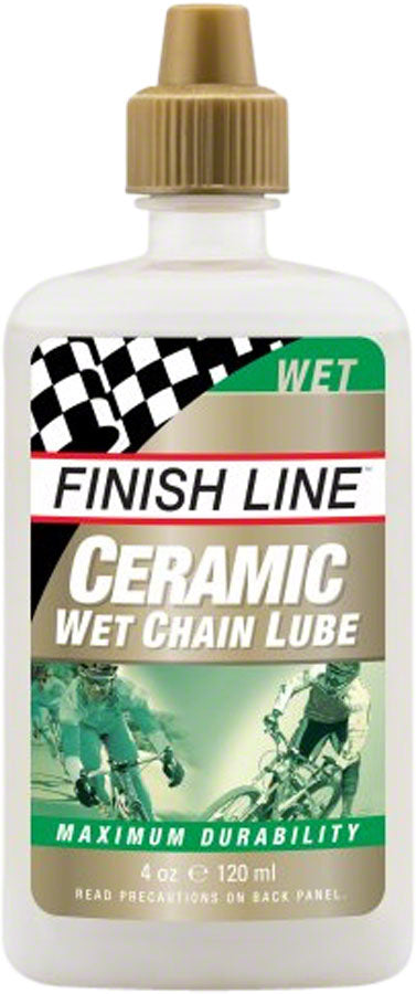 Finish Line Ceramic Wet Bike Chain Lube - Drip - 4oz