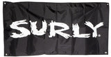 Surly Banner: Black - 18 x 36"