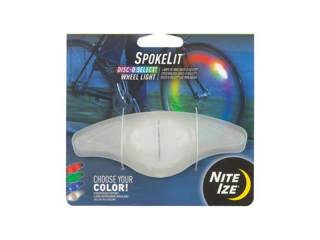 Light Nite Ize Spoke Lit Rechargeable Disco Wheel LED
