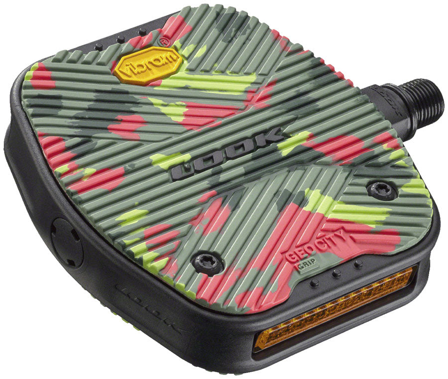 LOOK Geo City Grip Pedals - Platform 9/16" Camo