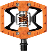 Crankbrothers Double Shot 2 Pedals - Single Side Clipless Platform Aluminum 9/16" - Orange
