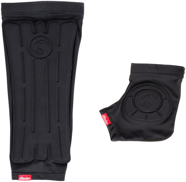 The Shadow Conspiracy Invisa-Lite Shin/Ankle Guard Combo - BLK Large/X-Large