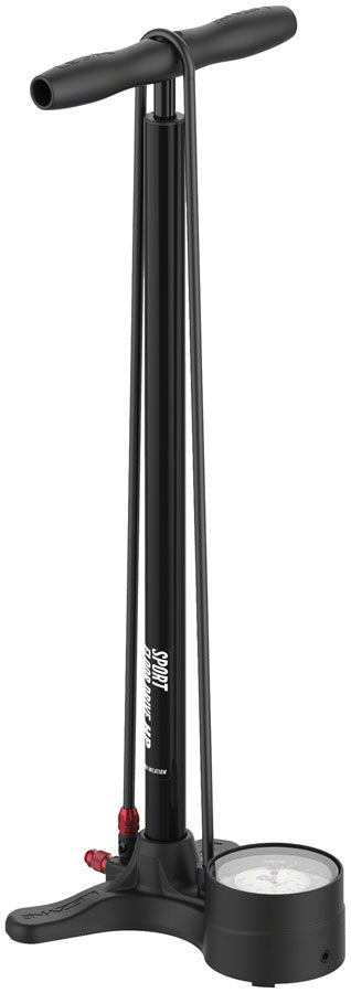 Lezyne Sport Floor Drive 3.5 Floor Pump - ABS Pro, Flat Black