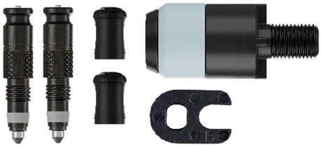 Schwalbe Clik Valve Conversion Kit - Presta Valves Pair - Pump Head Adapter