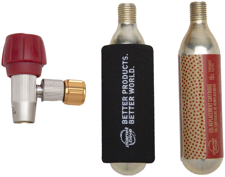 Planet Bike Red Zeppelin CO2 Inflator - Full Inflator, Yes