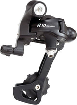 microSHIFT R10 Rear Derailleur - 10 Speed Shimano Compatible Black - Long