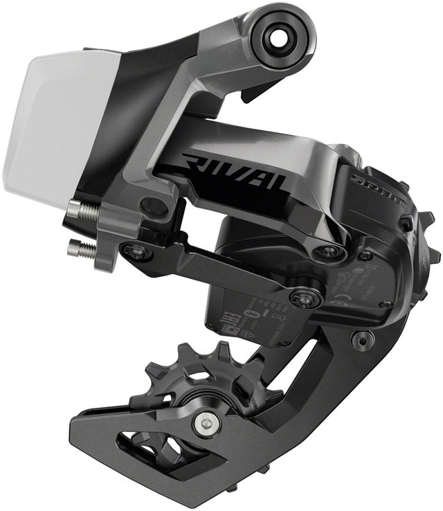 SRAM Rival eTap AXS Rear Derailleur - 12-Speed Medium Cage Battery Sold Separately BLK D1