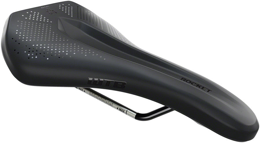 WTB Rocket Saddle - Black Medium Fusion Form - Titanium