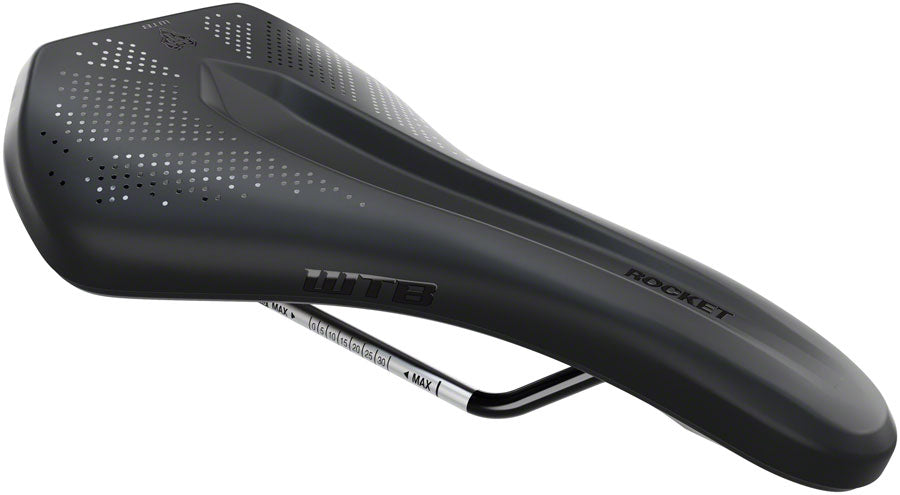 WTB Rocket Saddle - Black Medium Fusion Form - Chromoly