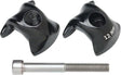 Ritchey WCS 1-Bolt Seatpost Saddle Rail Clamp - Black - 7x7mm, carbon, outer_plates