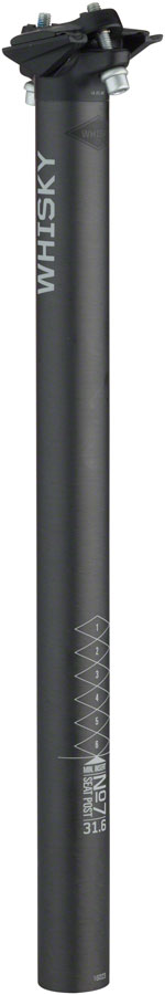 WHISKY No.7 Carbon Seatpost - 30.9MM Matter Carbon