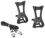 Dimension Toe Clip and Strap Set Black - LG/XL
