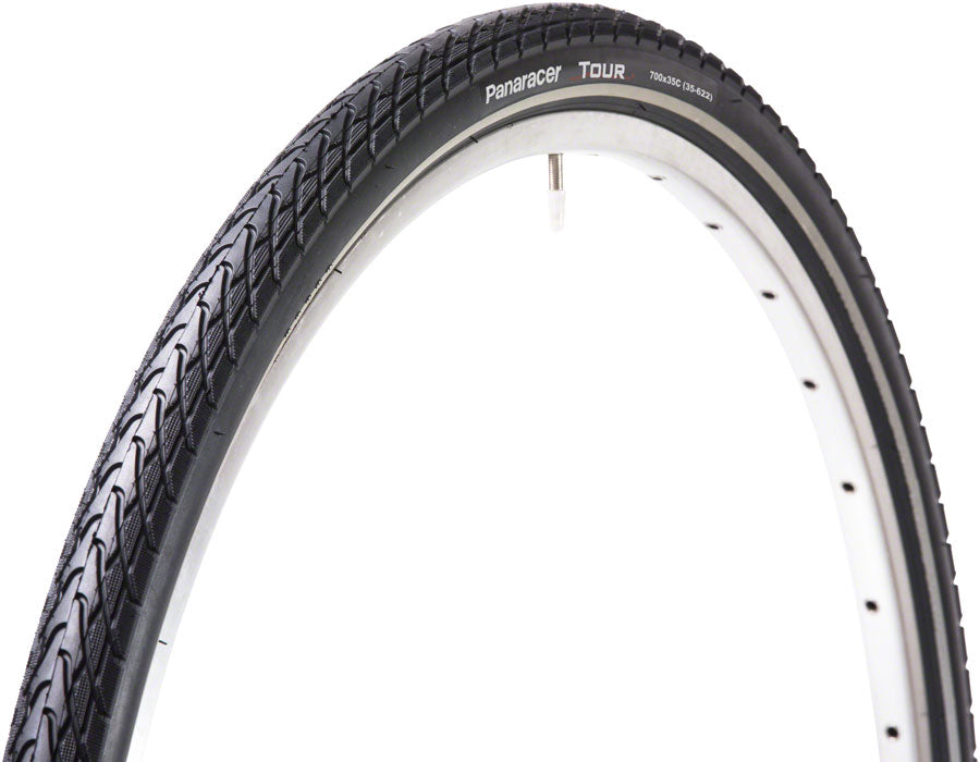 Panaracer Tour Tire - Clincher Steel Black/Reflective